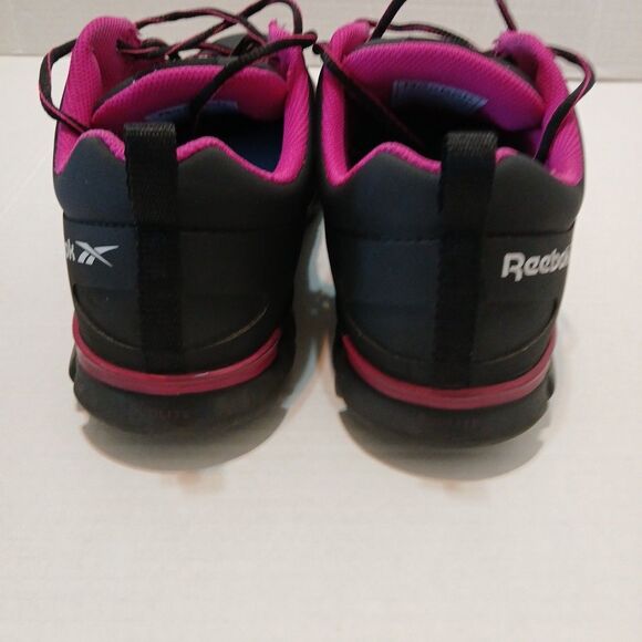 Reebok Work Sublite Cushion Composite Toe Work Shoes Black /Pink W-9W - Picture 9 of 16